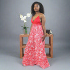 Dresses Island Lace Red Maxi - Calypso Colours